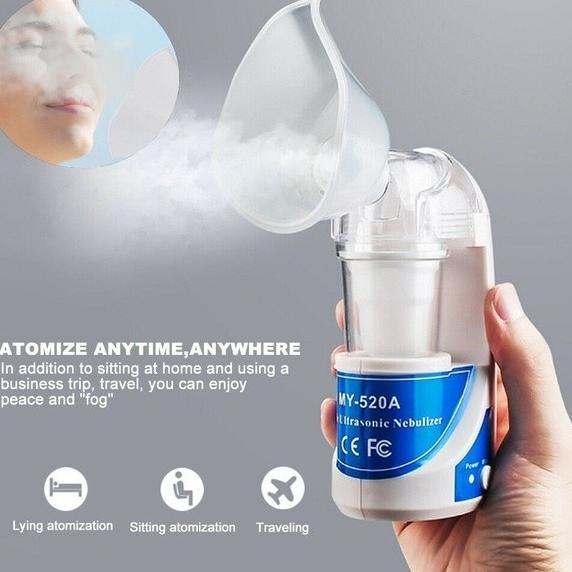 ALAT TERAPI PERNAPASAN ULTRASONIC INHALER NEBULIZER UAP BAYI PILEK