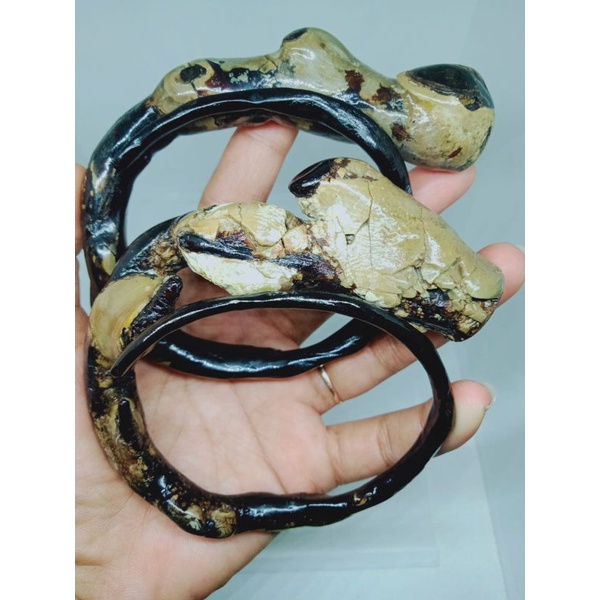 gelang akar bahar hitam bonggol size jumbo super