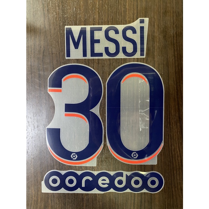 [New] Nameset Psg 4Th Messi Liga 21/22 For Original Jersey Terbatas