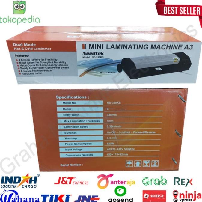 

Needtek Nd330 Ks Mesin Laminating - Laminator - Laminasi Nd-330 Ks
