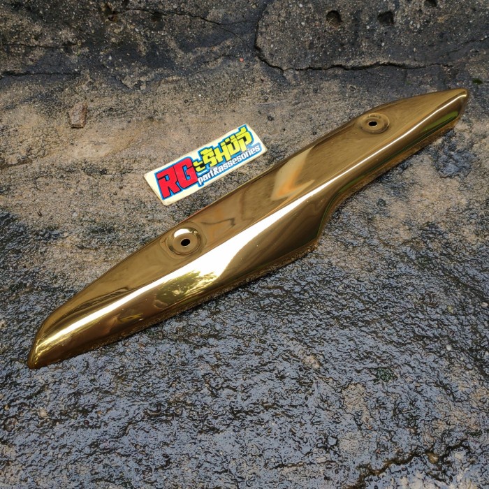 ✨New Ori List Tameng Knalpot Pcx Cbu Gold Polos Heng Thailand Bisa Sameday