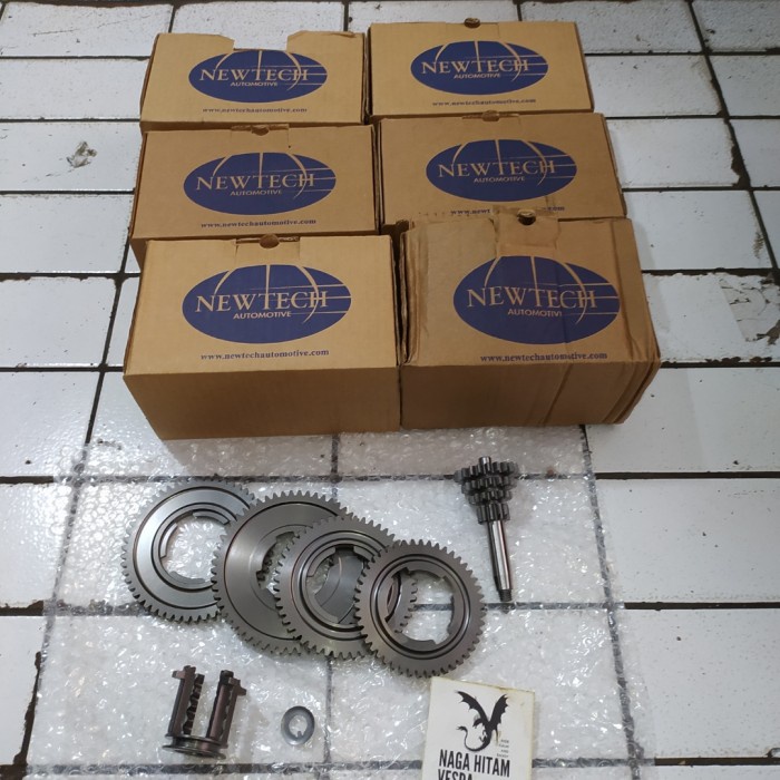 ✨Termurah Gear Set 4 Speed Vespa Smallframe By Newtech Pts Special Baru Cakep Terbatas
