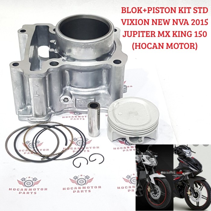 ✨New Ori Blok Seher Cylinder Blok Set Vixion New 2015-2016 Jupiter Mx King 150 Bisa Sameday