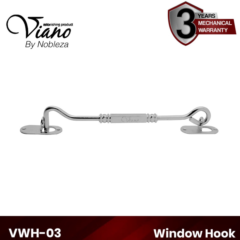 Murah VIANO by NOBLEZA VWH-03 Window Hook 8" Inch Hak Angin Cantolan Jendela