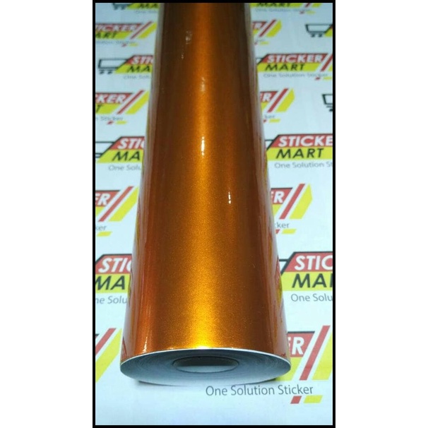 

TERBARU STICKER METALIK ORANGE