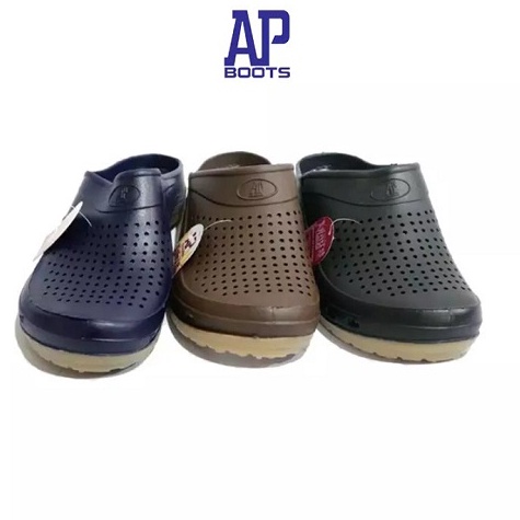 Bagus Banget.. SEPATU SANDAL AP CLOGS - SANDAL KARET SLOP - SENDAL KARET - SENDAL BAIM AP CLOGS 3 WA