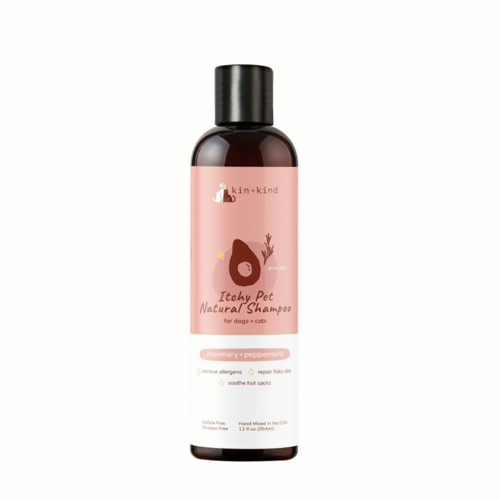 Kin + Kind Itchy Pet Natural Shampoo for Dog - Rosemary + Peppermint
