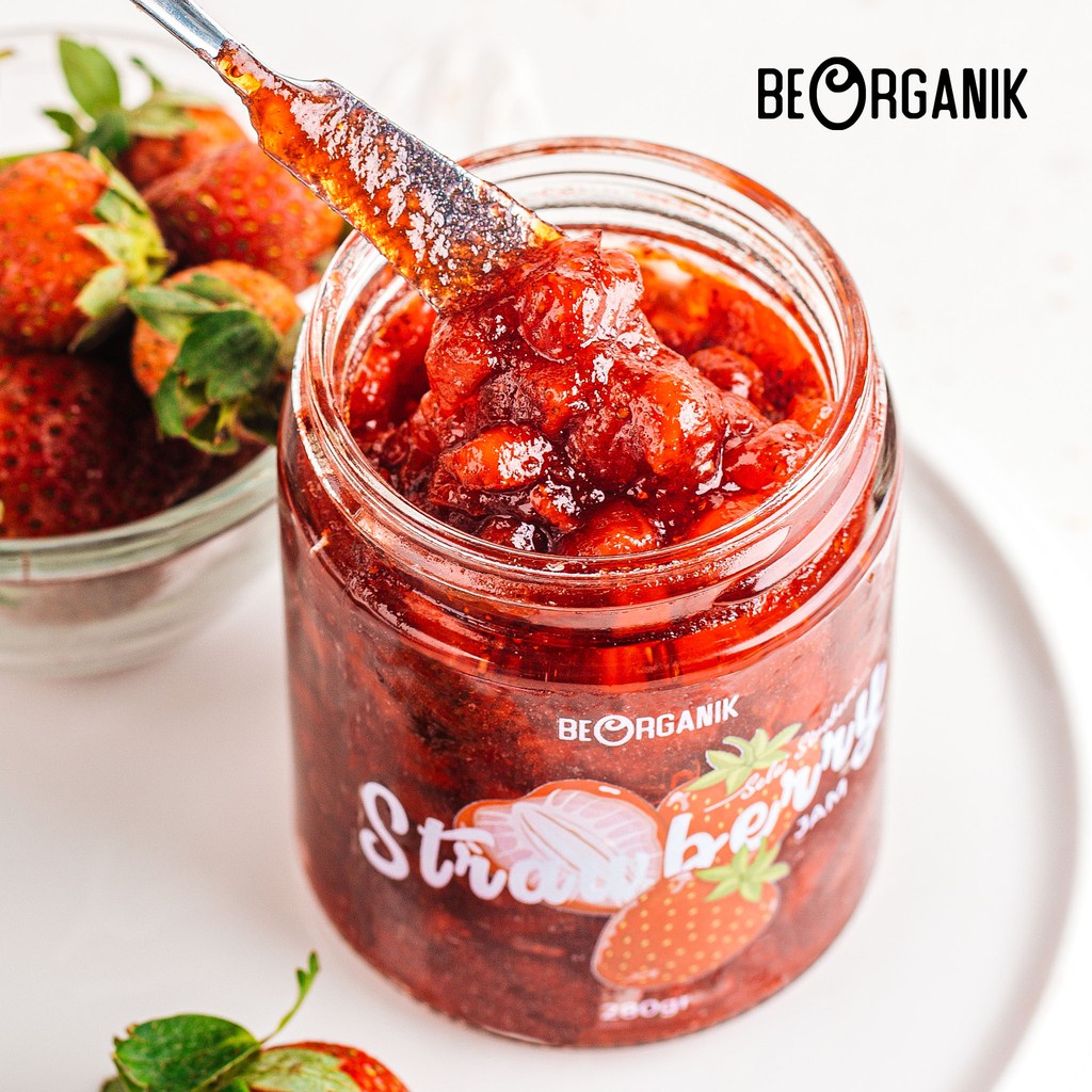 

Beorganik Strawberry Jam / Selai Stroberi 280gr