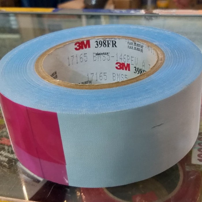 

✨Sale 3M Pressure Sensitive Tape 398Fr Isolasi Tahan Api Glass Cloth 2 Inc Limited