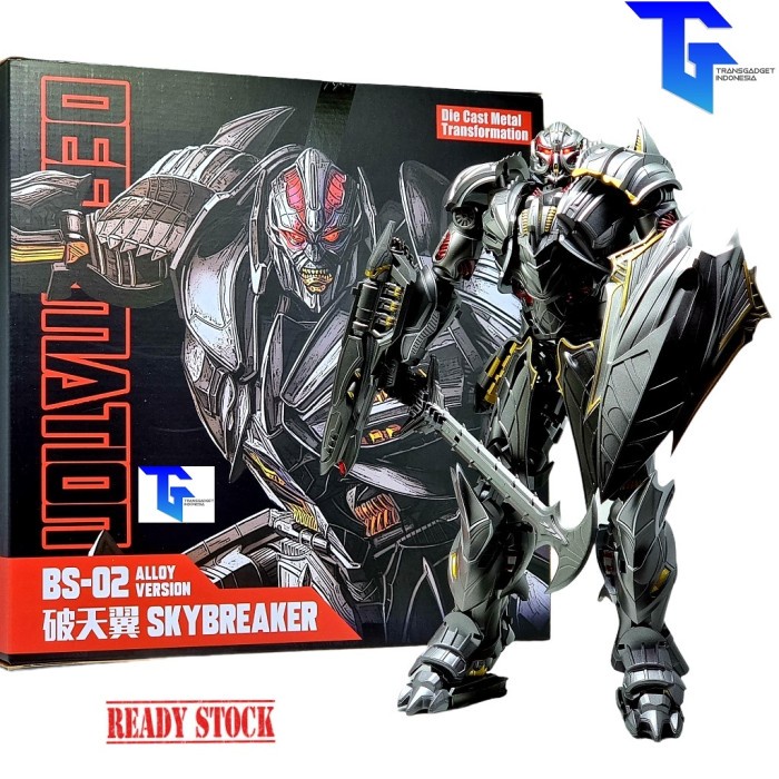✨New Ori Bmb Deformation Bs-02 Skybreaker - Transformers Tlk Megatron Bs02 Berkualitas