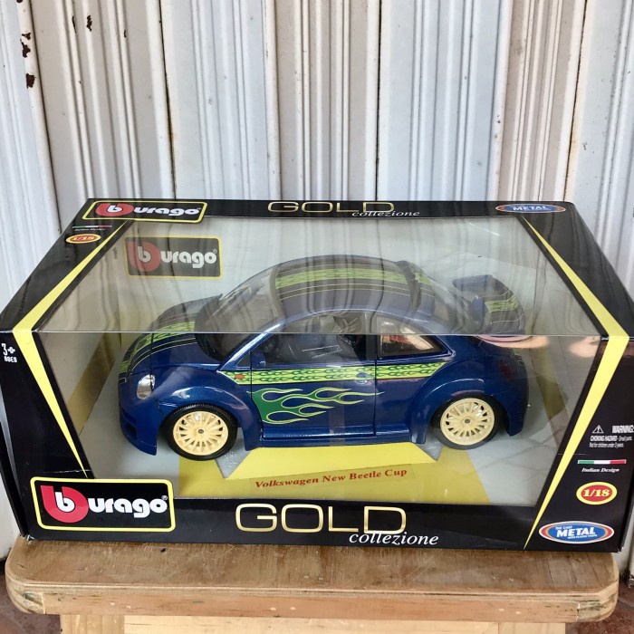✅New Bburago 1/18 - Volkswagen Vw New Beetle Cup Terbatas