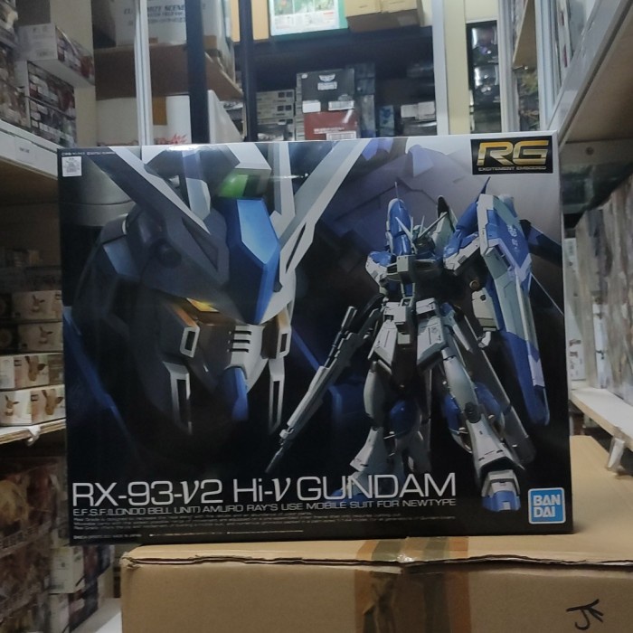 ✨New Gundam Rg Rx-93-V2 Hi-V Gundam 61915 Terbatas