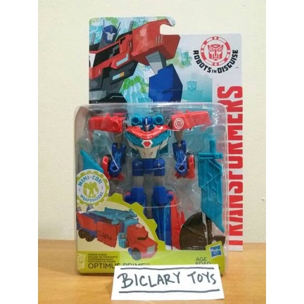 ✨New Ori Original Transformers Optimus Prime Rid Power Surge Deluxe Hasbro Ori Terbaru