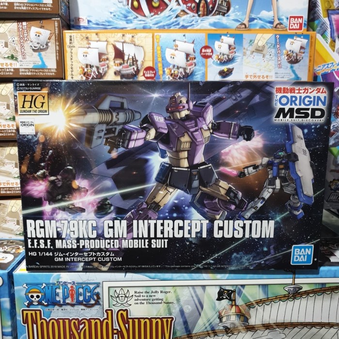✅COD Hgto Rgm-79Kc Gm Intercept Custom Bandai Gundam Jim Limited