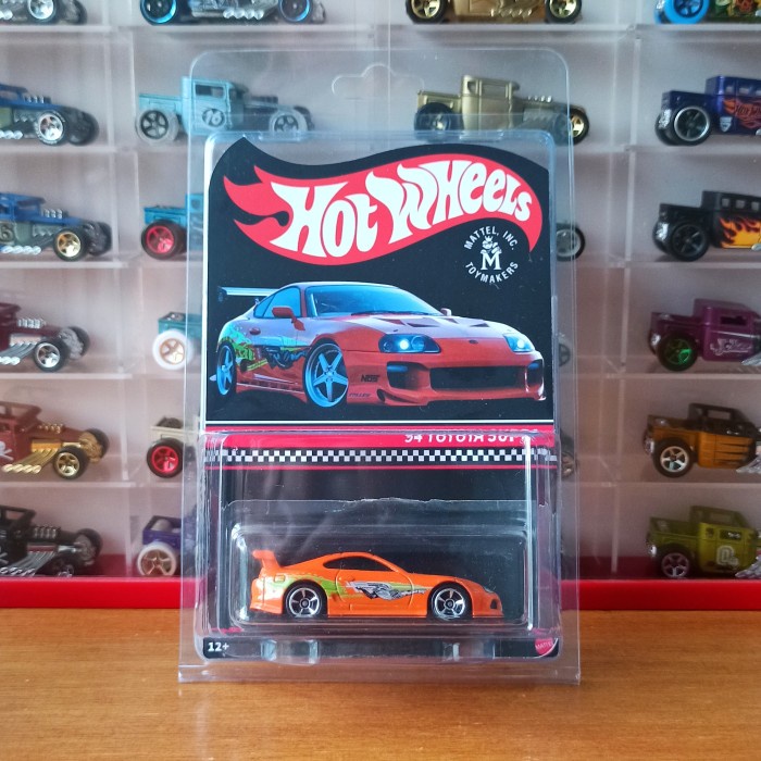 ✅COD Hot Wheels Toyota Supra Mk4 Ff Fast Furious Brian Orange Custom Card Terbatas