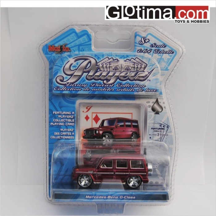 ✅COD Maisto Playerz Mercedes Benz G Class Red Diecast Terbaru