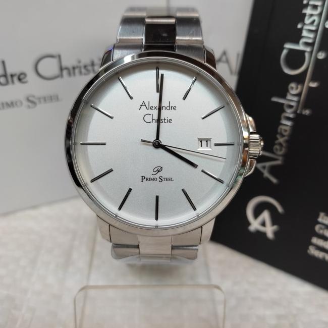 Jam Tangan Pria Original Alexandre Christie Ac 1032 Md Stainless St