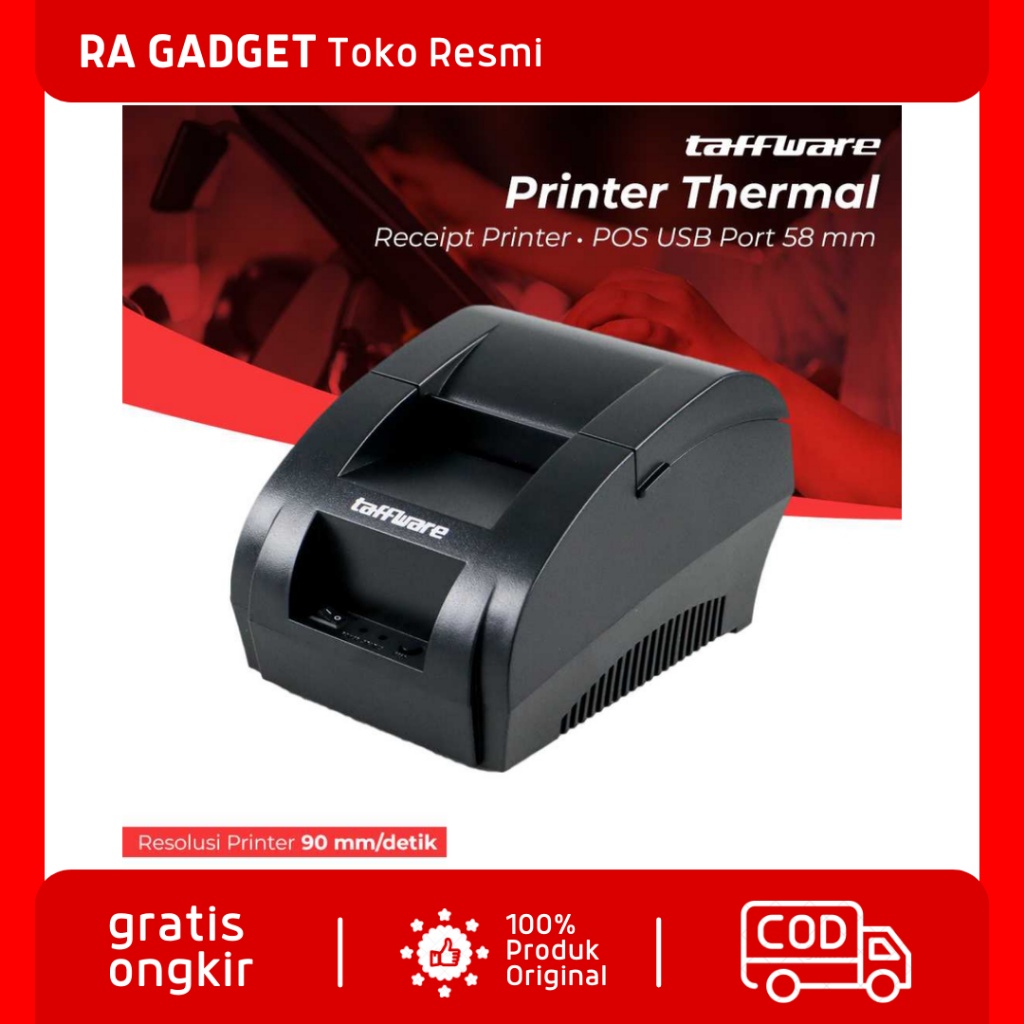 Printer Thermal Receipt Printer POS USB Port 58 mm / Printer Termal Cetak Cetakan Pencetak Struk