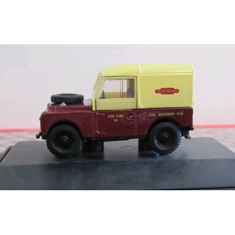 ✅COD Oxford Diecast 1:76 Land Rover - British Railways Bisa Sameday