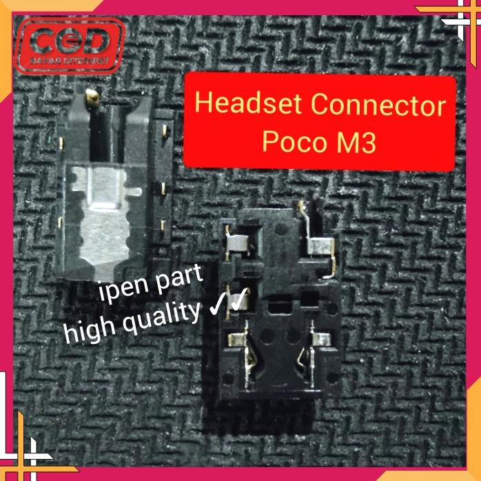 Konektor Headset Poco M3 Jack Connector Lubang Handsfree