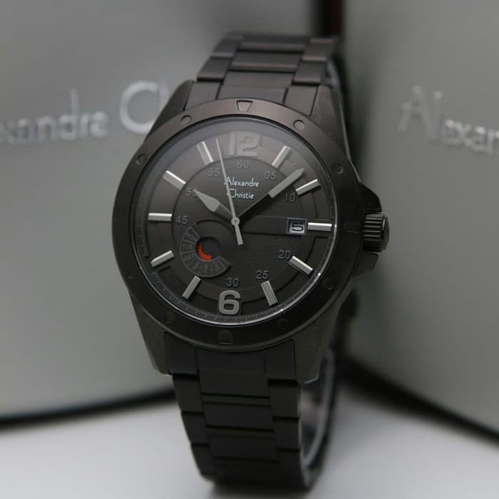✅Sale Alexandre Christie 6536Me / Ac6536 Fullblack Original  Garansi Limited
