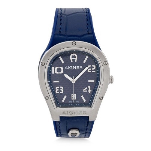 ✅Ready Aigner A136107 Roma Men Navy Dial Original Bisa Sameday