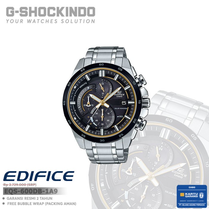 ✅Sale Casio Edifice Eqs-600Db-1A9 / Eqs-600Db-1A9Udf Original Terbatas