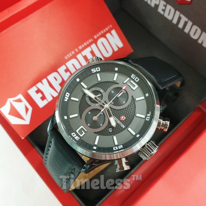 ✅Sale Jam Tangan Pria Expedition E 6768 M Black Terbatas