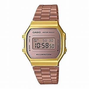 ✅New Casio A168Wecm-5Df - Jam Tangan Wanita Original - Gold Bisa Sameday