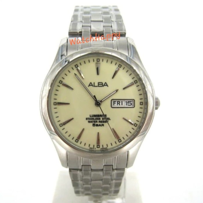 ✅Ori Alba Axnd57X1 Axnd57 Mens Watch Daydate Lumibrite Axnd57X Original100 Bisa Gojek