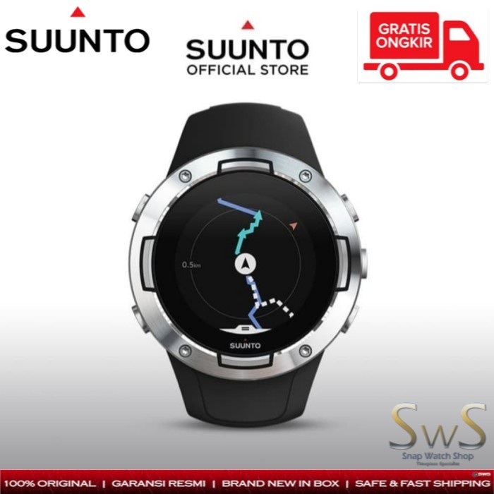 ✅Sale Suunto 5 /Suunto5 - Black Steel Original Bisa Sameday