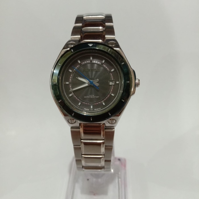 ✅Ori Jam Tangan Wanita Mirage 7569 Silver Blue Original Berkualitas
