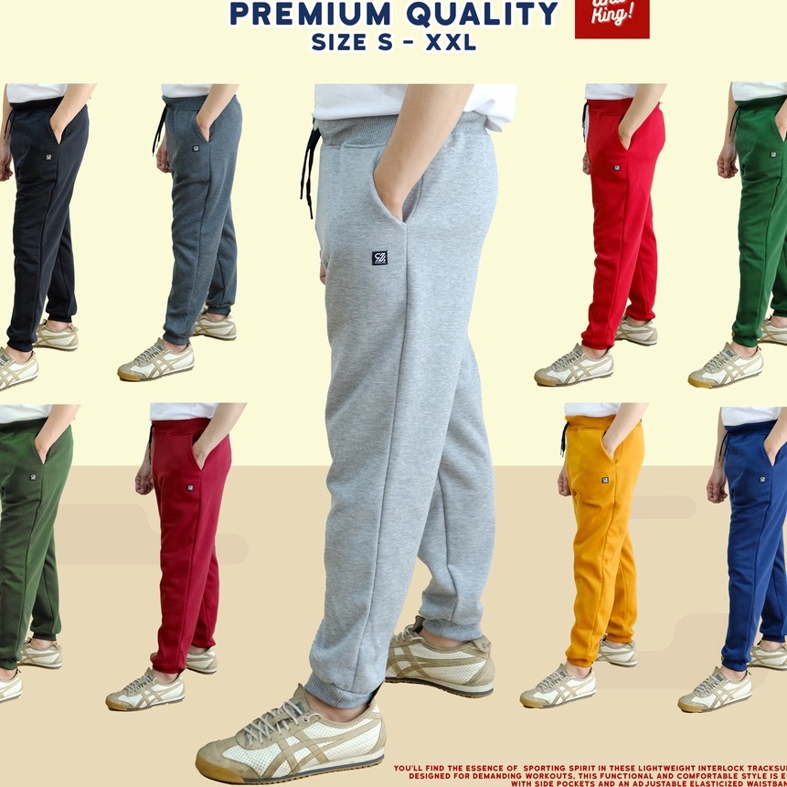(K3406R] ANAKING - Celana Jogger Training Anak Premium Quality - murah..
