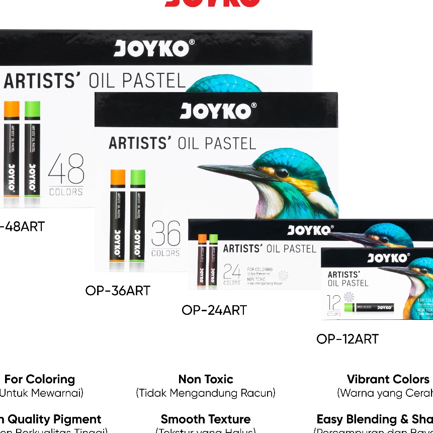 

(G00-㊖) Artists Oil Pastel Krayon Minyak Joyko OP-ART Warna Colors✔.!!