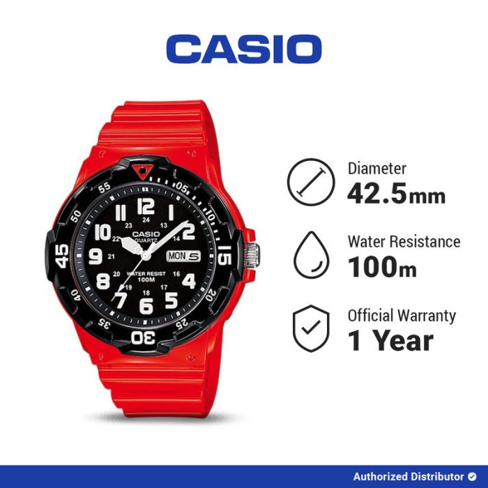 [READY INSTANT] Casio Jam Tangan Analog Pria Original MRW-200HC-4BVDF