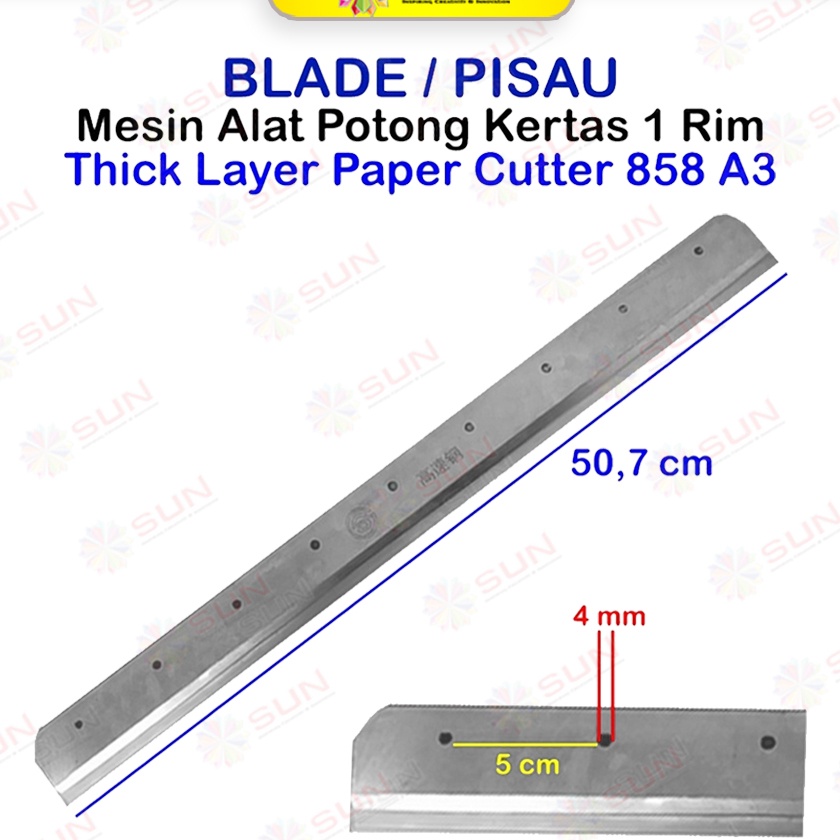 

[R21☀] Spare Part Mesin Potong Kertas 1 rim 858 / 868 A3 dan A4 - Blade / Pisau, Alas Potong / Cutting Stick / Tatakan Pisau..!
