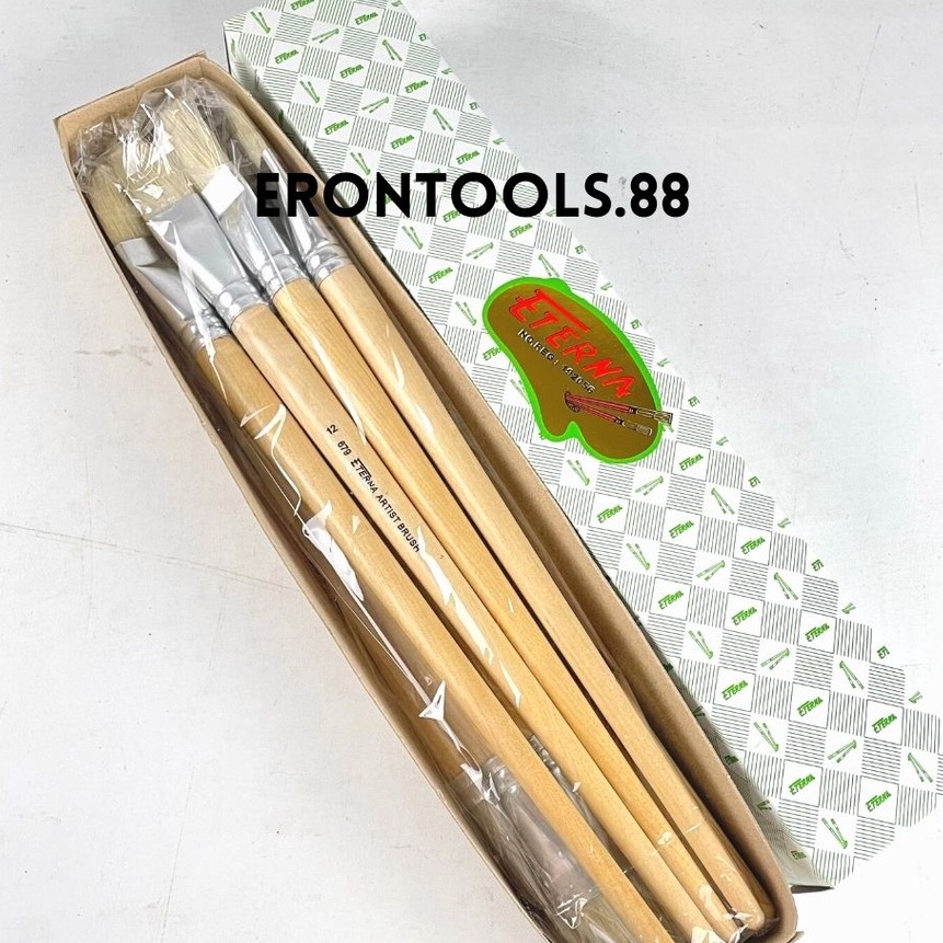 

(O06☞) KUAS LUKIS ETERNA no. 12 / KUAS CAT / KUAS GAMBAR / ARTIST BRUSH..!