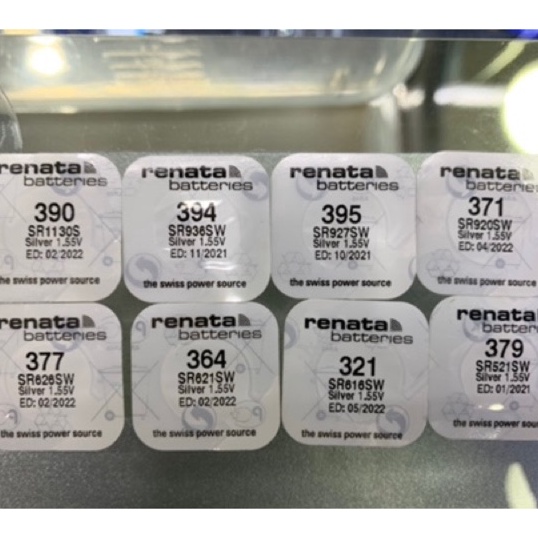 (U79❤] Batu Baterai Jam Tangan Merk RENATA Original 390 394 395 371 373 362 315 346 377 364 321 379 
