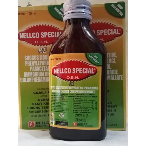 NELLCO SPECIAL OBH OBAT BATUK 100ML NELLCO