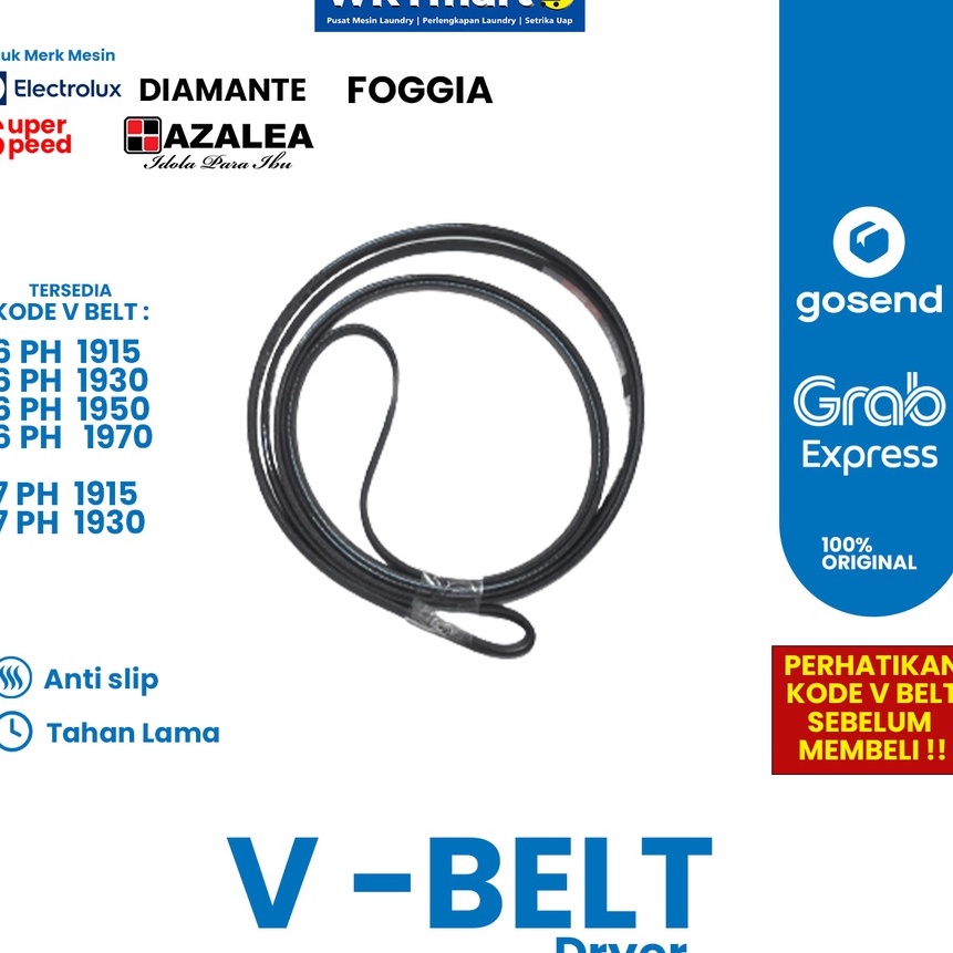 [C87➤> Vbelt dryer Drum Jiali 6ph 1930 || 6PH 1915 || 6PH 1930 || 6PH 1950 || 6PH 1970 || 7PH 1915 |