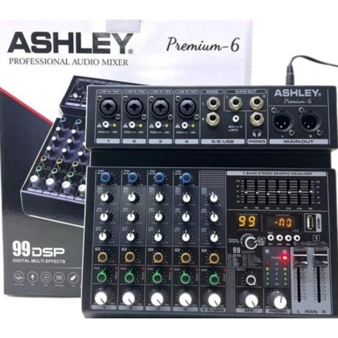 Promo Mixer Ashley Premium 6 , Ashley 6 Channel Original