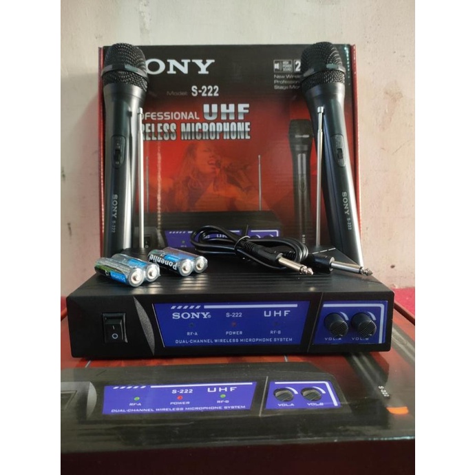 Promo Mic Wireless Sony S-222 / Microphone Wireless Sony S-222 / Wirelessmic