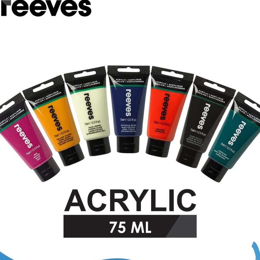 

[L30-㊖] Cat Akrilik Reeves Artists 75ml Acrylic Color Paint✉.