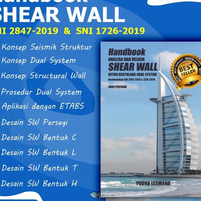 (K73-➤) Handbook Analisa dan Desain Shear Wall sesuai SNI 2847-2019☎.