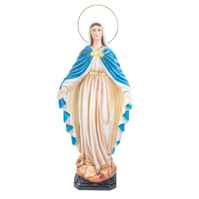 Patung Bunda Maria Mantila Putih 1 Meter - Patung Rohani