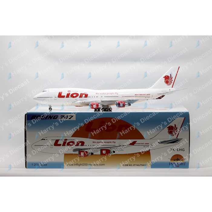 ✨New 1/200 B747-400 Lion Air By Inflight200 Terbatas