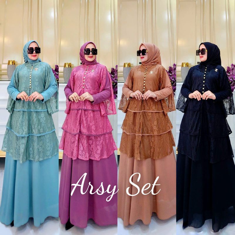 GAMIS WANITA ARSYA SET 3IN1