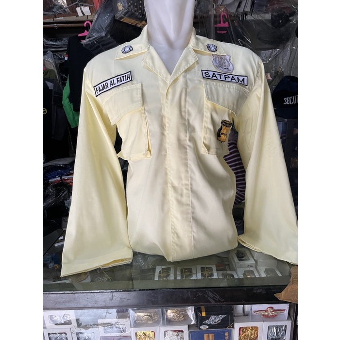 Promo Baju Pdlsatpam Cream 2023 Baju Pdl Satpam Terbaru -Pdl Satpam