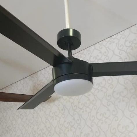 Kipas Angin Gantung Plafon Mt Edma 52In Omni Plus, Lampu Kipas Led