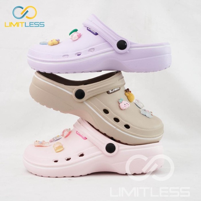 Original Limitless - Baim Sandal Cewek Selop Stiker 3D